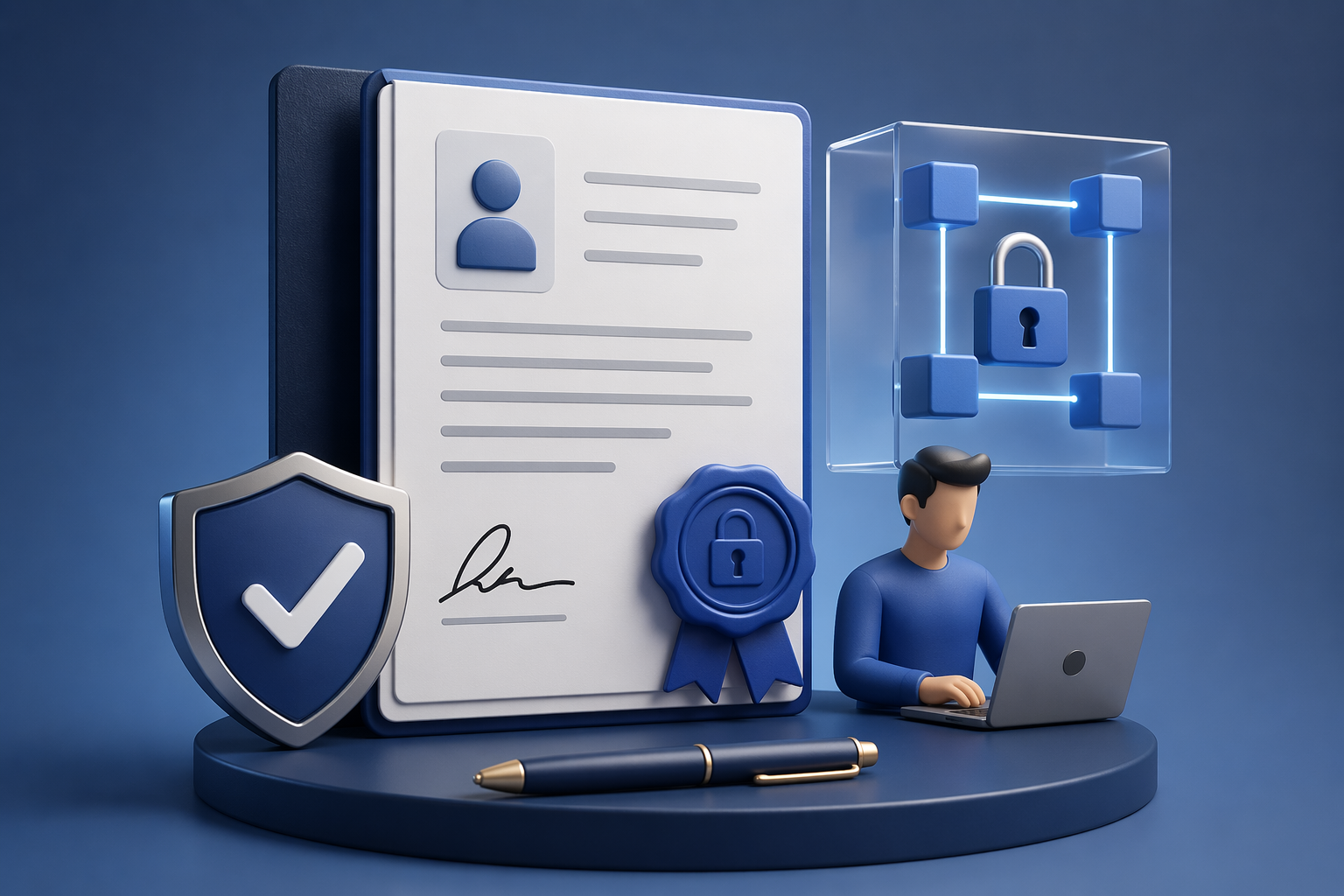 Stopping Admissions Fraud: Verifiable Transcripts & Recommendations illustration
