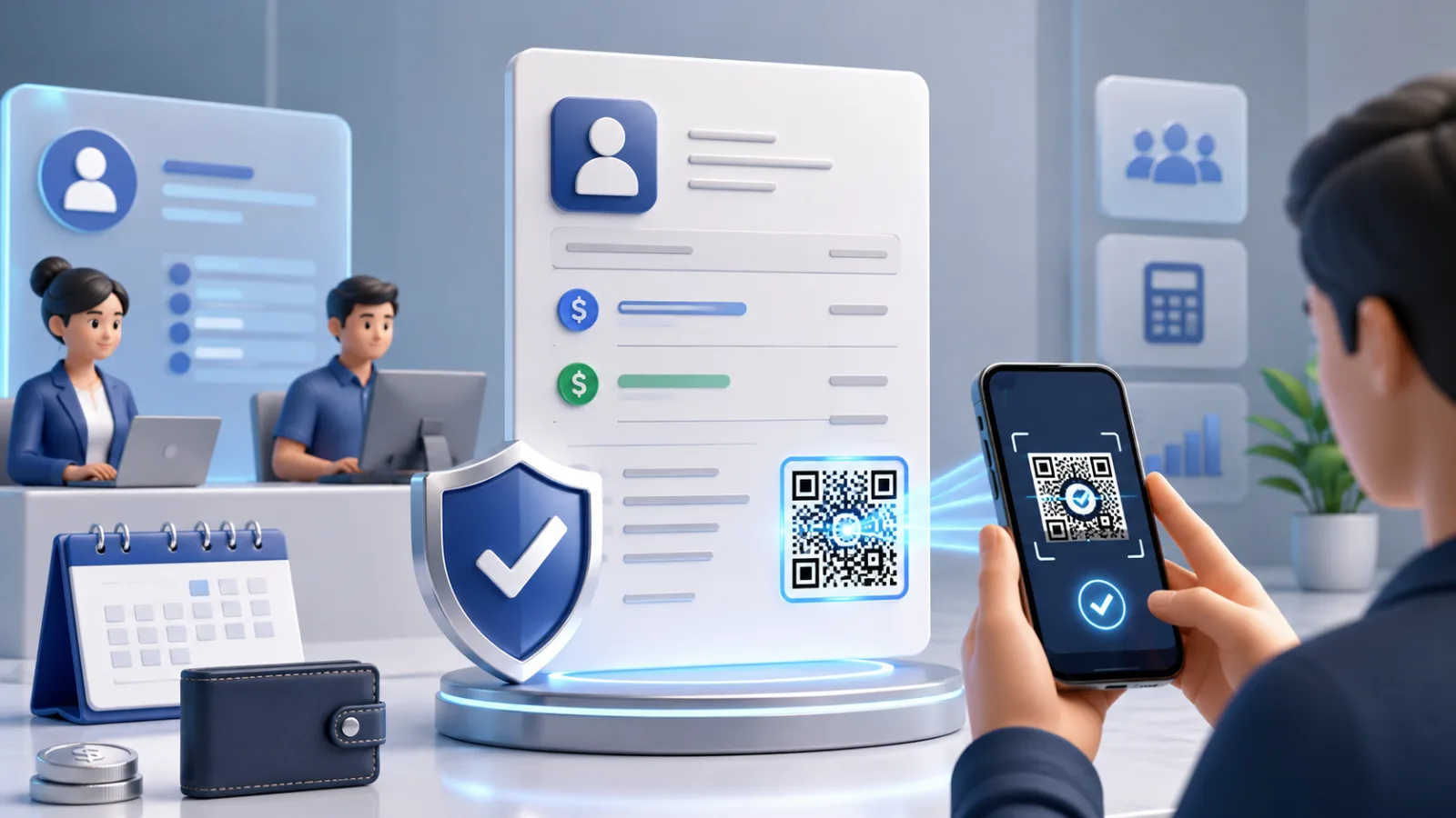Document verification in a digital office